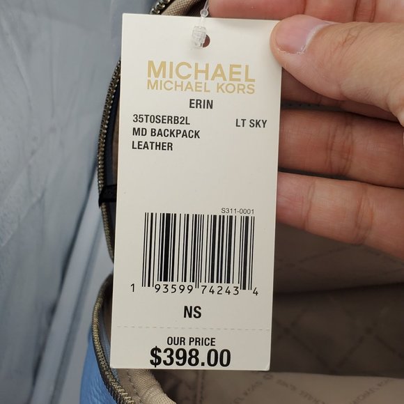 Michael Kors Erin Medium Backpack Light Sky Blue main image 5